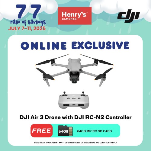 DJI Air 3 Drone with DJI RC-N2 Controller