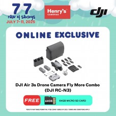 DJI Air 3s Drone Camera Fly More Combo (DJI RC-N3)