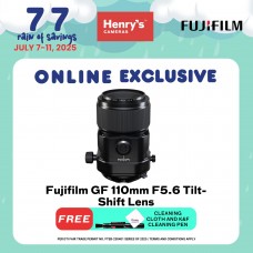 Fujifilm GF 110mm F5.6 Tilt-Shift Lens [Pre-Order]