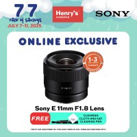 Sony E 11mm F1.8 Lens