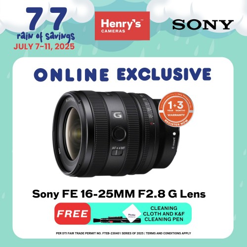 Sony FE 16-25MM F2.8 G Lens