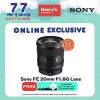 Sony FE 20mm F1.8G Lens