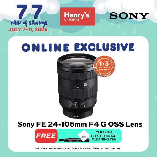 Sony FE 24-105mm F4 G OSS Lens