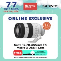 Sony FE 70-200mm F4 Macro G OSS II Lens 
