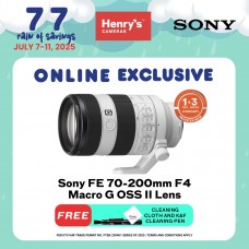 Sony FE 70-200mm F4 Macro G OSS II Lens 