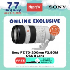 Sony FE 70-200mm F2.8GM OSS II Lens