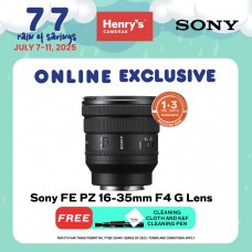Sony FE PZ 16-35mm F4 G Lens