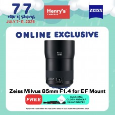 Zeiss Milvus 85mm F1.4 for EF Mount