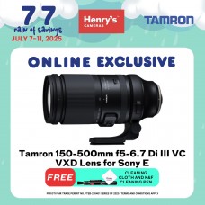 Tamron A057S 150-500mm f5-6.7 Di III VC VXD Lens for Sony E