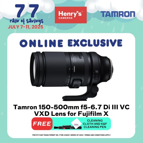 Tamron A057X 150-500mm f5-6.7 Di III VC VXD Lens for Fujifilm X