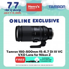 Tamron A057Z 150-500mm f5-6.7 Di III VC VXD Lens for Nikon Z