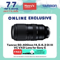 Tamron A067S 50-400mm f4.5-6.3 Di III VC VXD Lens for Sony E