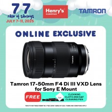 Tamron 17-50mm F4 Di III VXD Lens for Sony