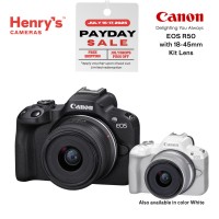 Canon EOS R50 with 18-45mm Kit