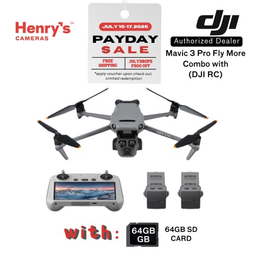 DJI Mavic 3 Pro Drone Fly More Combo with DJI Remote Control with LCD