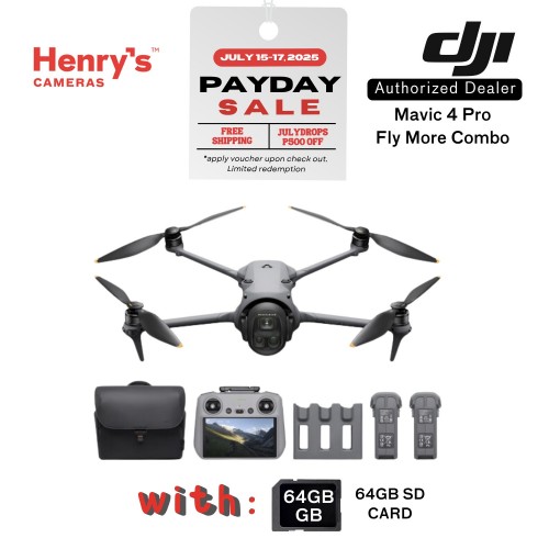 DJI Mavic 4 Pro Fly More Combo Drone Camera (DJI RC 2)