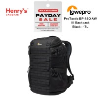 Lowepro ProTactic BP 450 AW III Backpack - Black 28L