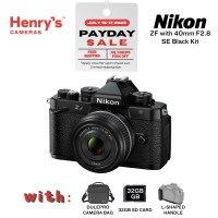 Nikon ZF with 40mm F2.8 SE Black Kit