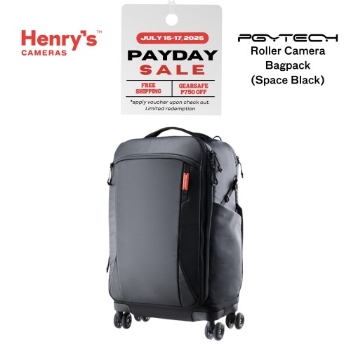 Pgytech Roller Camera Bagpack (Space Black)