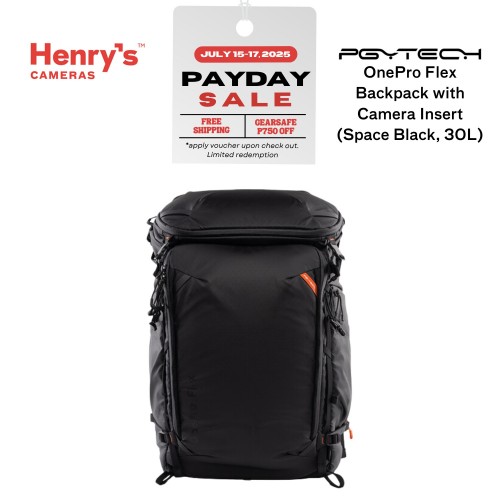 Pgytech OnePro Flex Backpack with Camera Insert (Space Black, 30L)