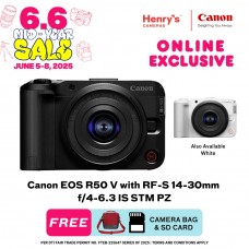 Canon EOS R50 V with RF-S 14-30mm f/4-6.3 IS STM PZ