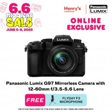 Panasonic Lumix G97 Mirrorless Camera with 12-60mm f/3.5-5.6 Lens