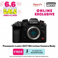 Panasonic Lumix GH7 Mirrorless Camera Body Only