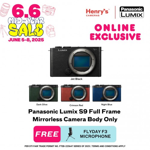 Panasonic Lumix S9 Full Frame Mirrorless Camera Body Only