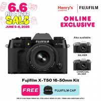 Fujifilm X-T50 16-50mm Kit Digital Mirrorless Camera