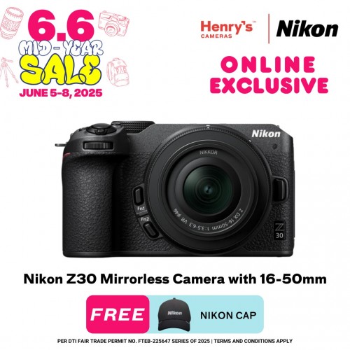 Nikon Z30 Mirrorless Camera with 16-50mm