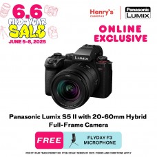 Panasonic Lumix S5 II with 20-60mm Hybrid Full-Frame Camera
