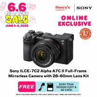 Sony ILCE-7C2 Alpha A7C II Full-Frame Mirrorless Camera with 28-60mm Lens Kit