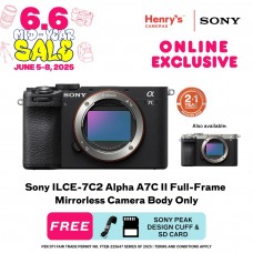 Sony ILCE-7C2 Alpha A7C II Full-Frame Mirrorless Camera Body Only