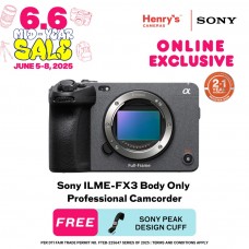 Sony ILME-FX3 Body Only Professional Camcorder