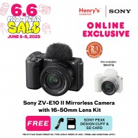Sony ZV-E10 II Mirrorless Camera with 16-50mm Lens Kit