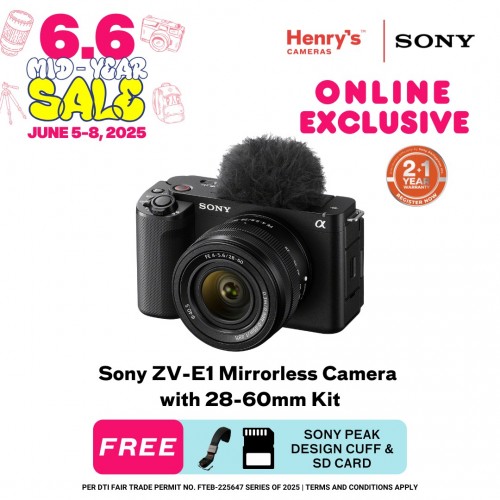 Sony ZV-E1 Mirrorless Camera with 28-60mm Kit