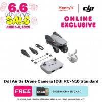 DJI Air 3s Drone Camera (DJI RC-N3) Standard