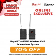 Boya BY-WFM12 Wireless VHF Microphone System