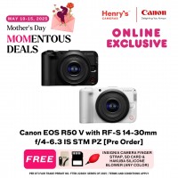 Canon EOS R50 V with RF-S 14-30mm f/4-6.3 IS STM PZ [Pre Order]