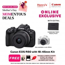 Canon EOS R50 with 18-45mm Kit