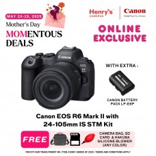 Canon EOS R6 Mark II with 24-105mm IS STM Kit