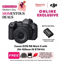 Canon EOS R6 Mark II with 24-105mm IS STM Kit