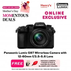 Panasonic Lumix G97 Mirrorless Camera with 12-60mm f/3.5-5.6 Lens