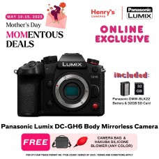 Panasonic Lumix DC-GH6 Body Mirrorless Camera