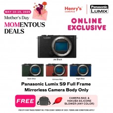 Panasonic Lumix S9 Full Frame Mirrorless Camera Body Only