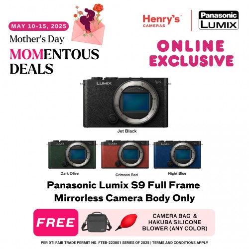 Panasonic Lumix S9 Full Frame Mirrorless Camera Body Only