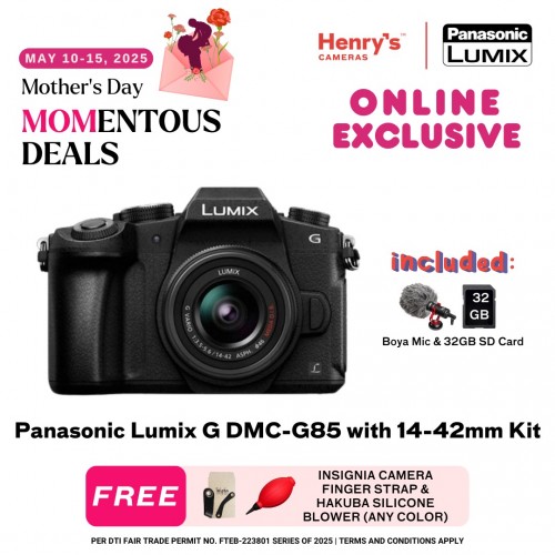 Panasonic Lumix G DMC-G85 with 14-42mm Kit Lens