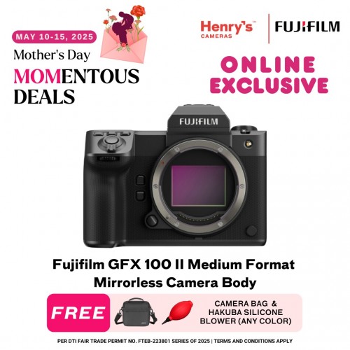 Fujifilm GFX 100 II Medium Format Mirrorless Camera Body [Pre-Order]