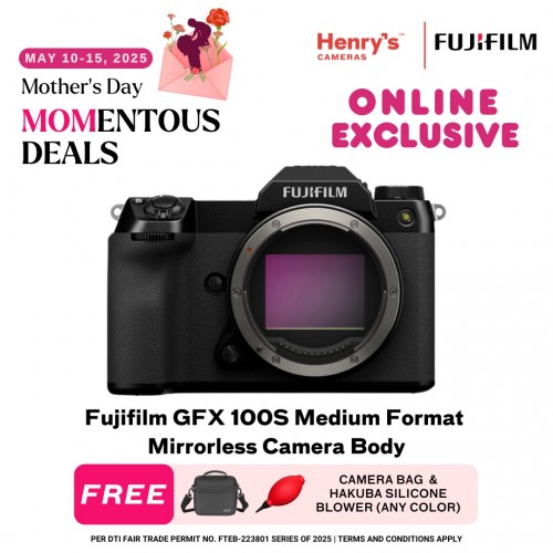 Fujifilm GFX 100S Medium Format Mirrorless Camera Body