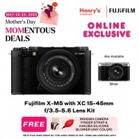 Fujifilm X-M5 with XC 15-45mm f/3.5-5.6 Lens Kit